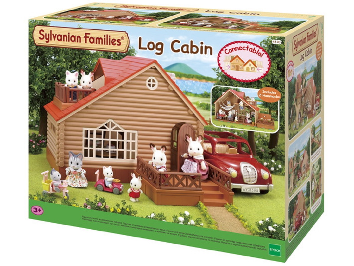 sylvanian families log cabin set