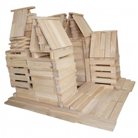 QToys - Wooden Natural Planks 200 pieces