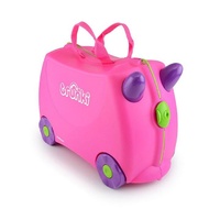 Trunki Ride on Suitcase Kids Luggage - Trixie Trunk Pink 