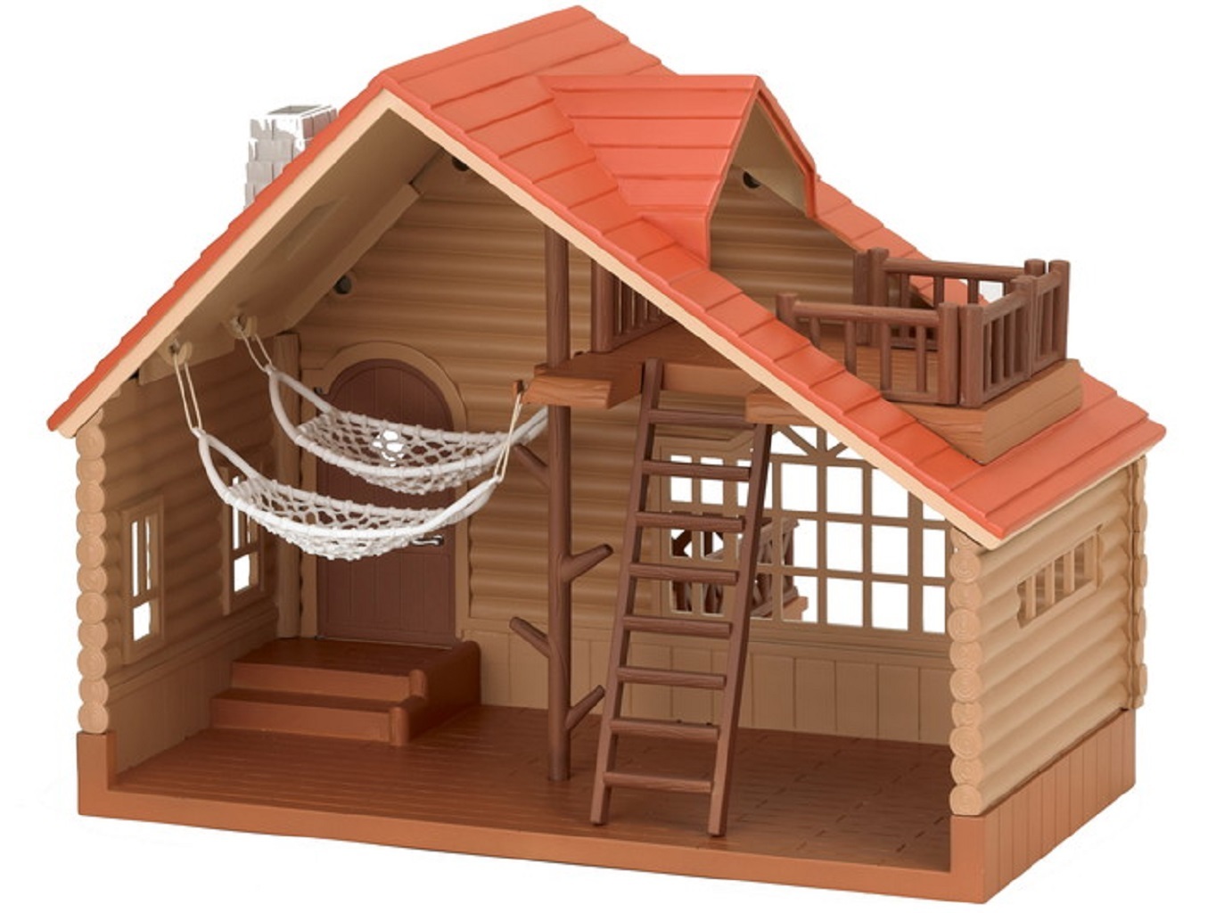 sylvanian families log cabin set