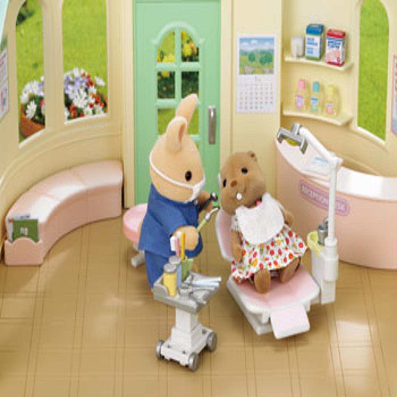sylvanian families clinica country
