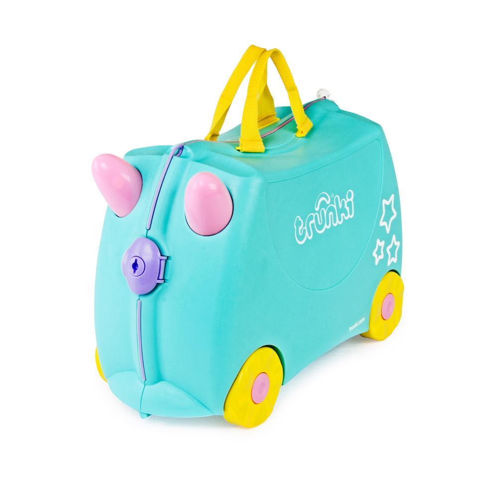 Trunki Ride on Suitcase Kids Luggage Una The Unicorn 46 x 20 x 32cm
