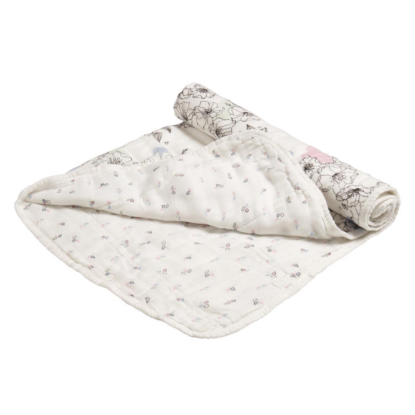 Aden + Anais Bamboo Stroller Blanket Meadowlark