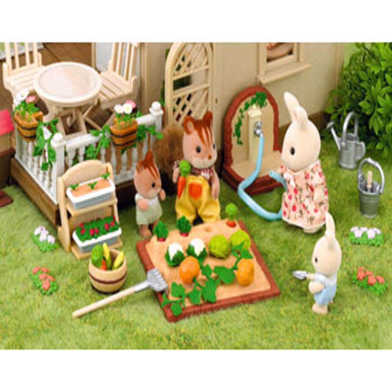sylvanian families garden party set
