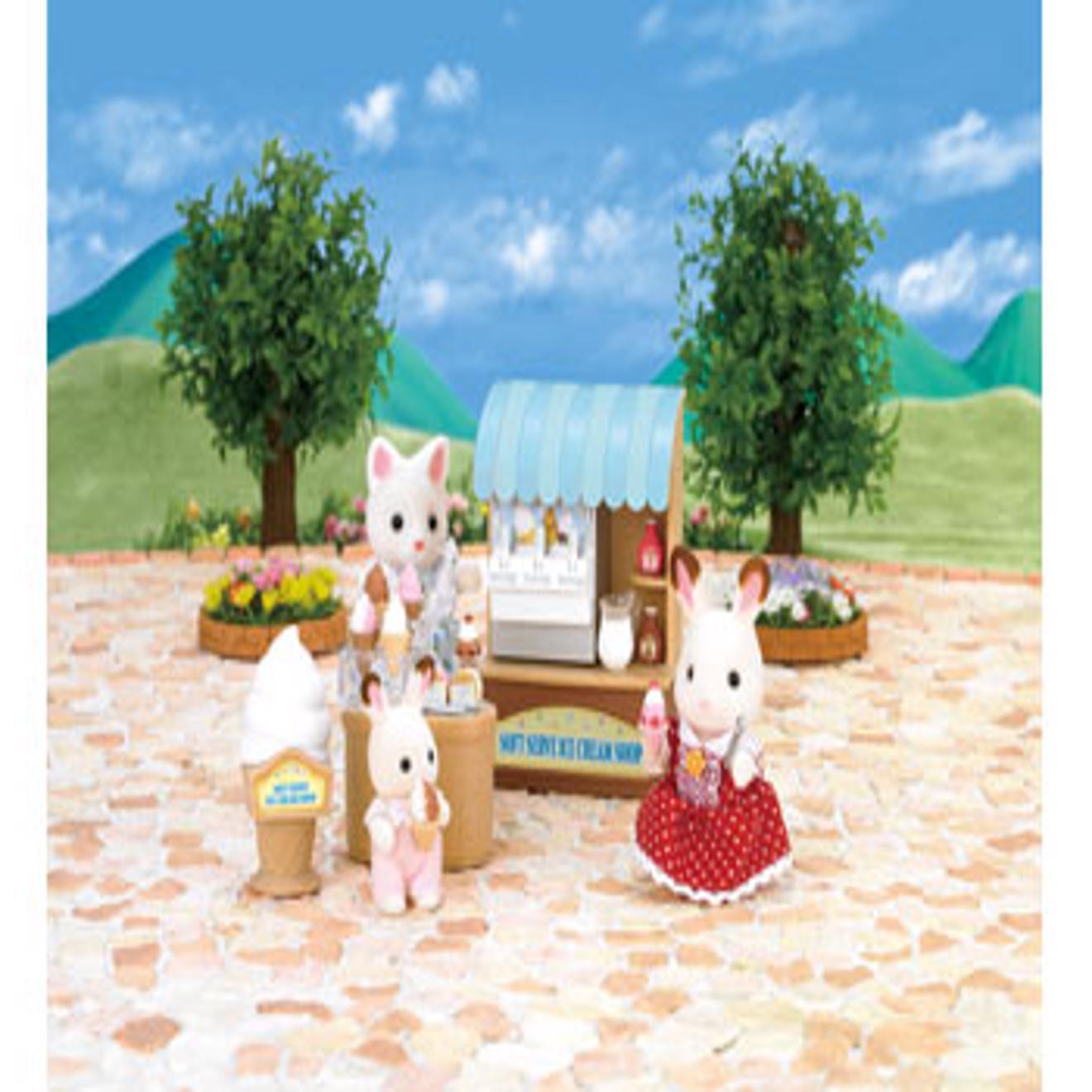 sylvanian families ice cream parlour