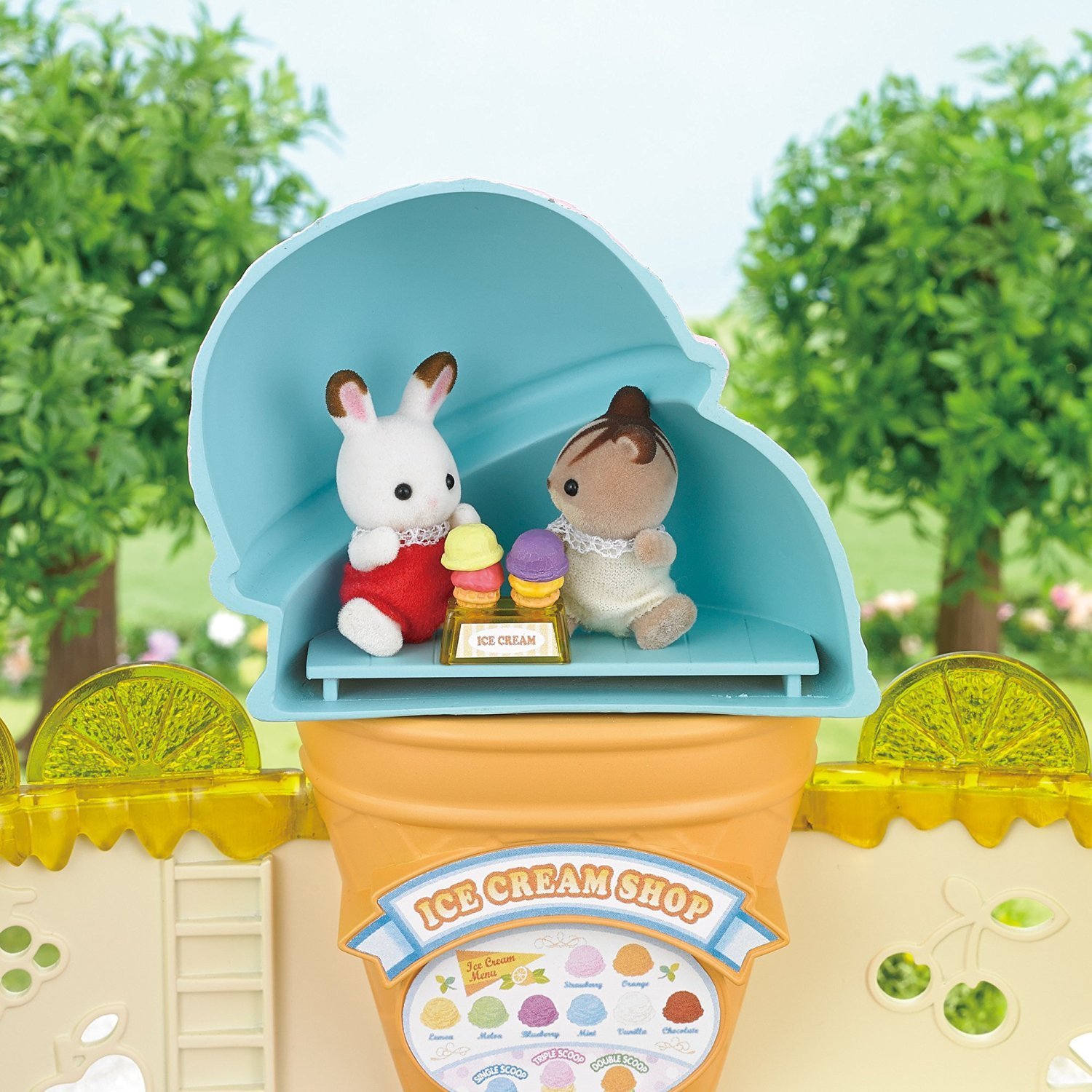 sylvanian soft serve ice cream shop