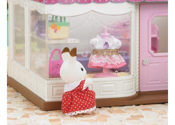 sylvanian families dressing area set