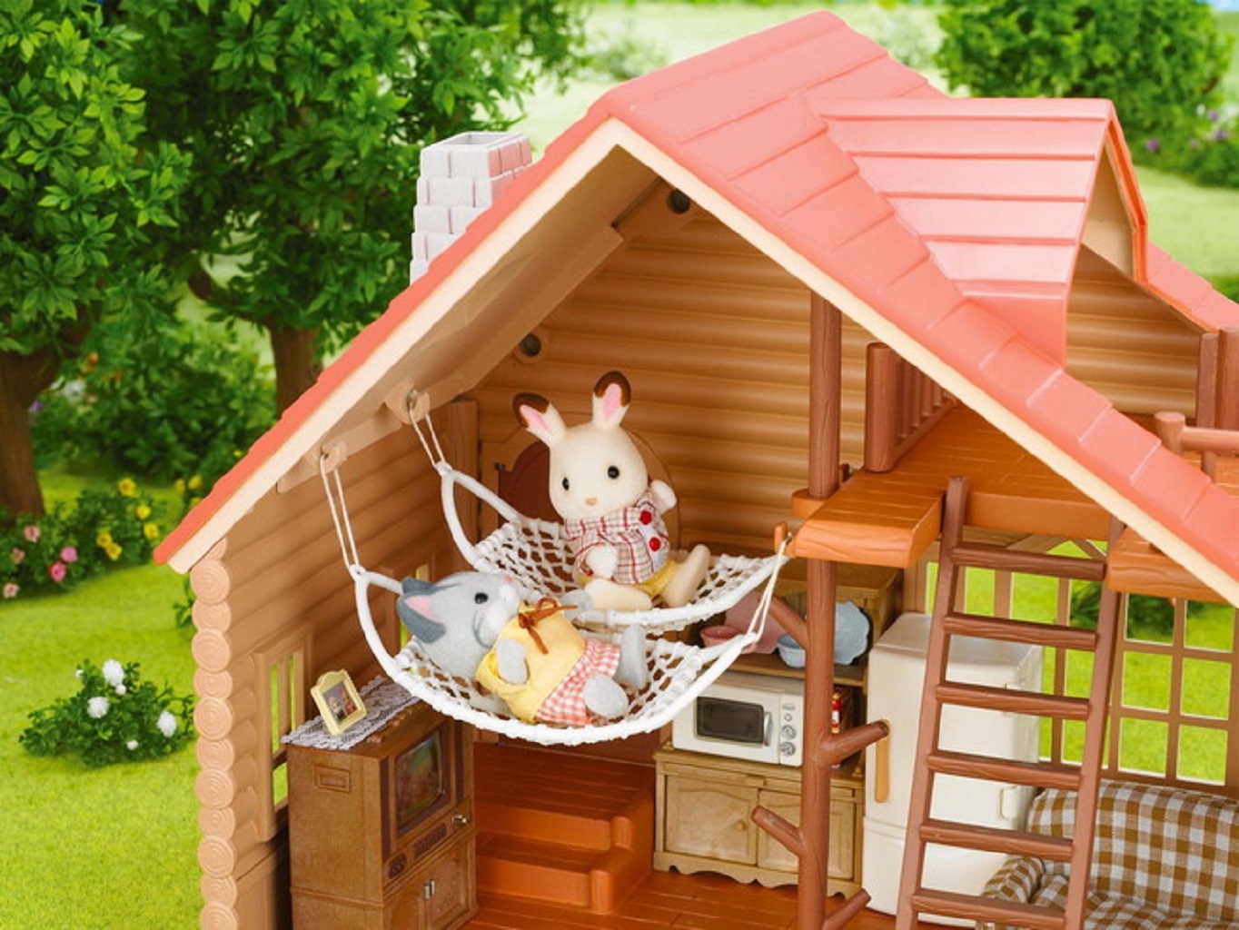 sylvanian families log cabin 4370