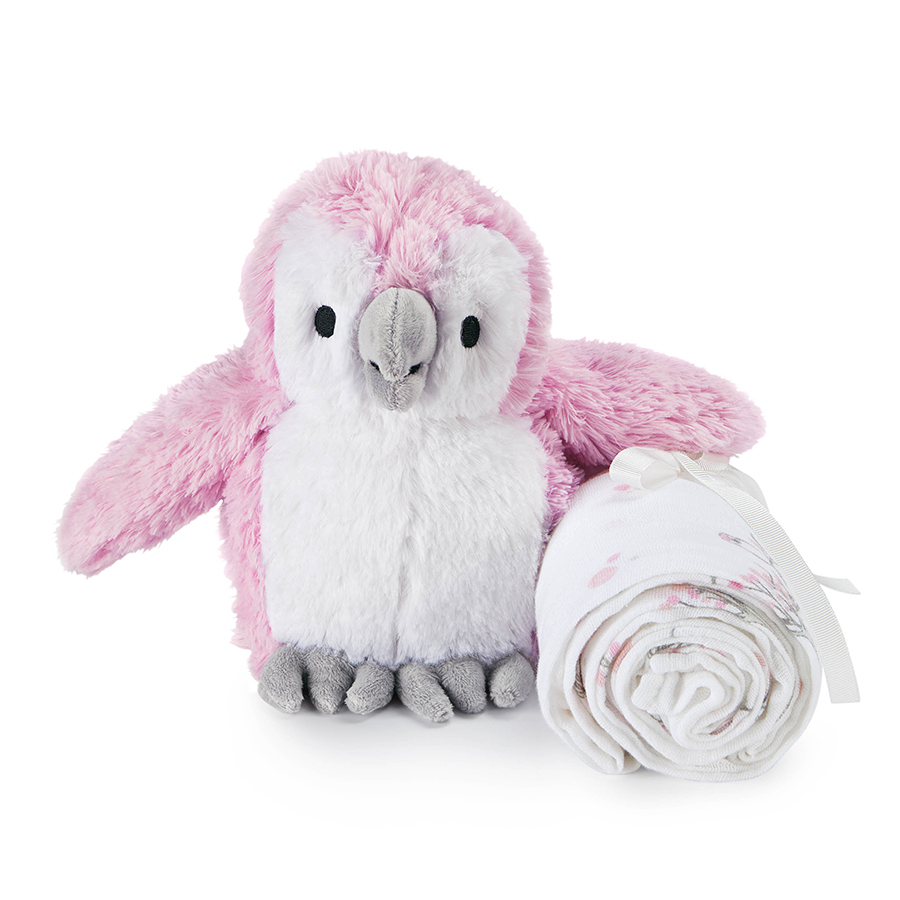 Aden + Anais Cuddly Companion For The Birds Owl Swaddle