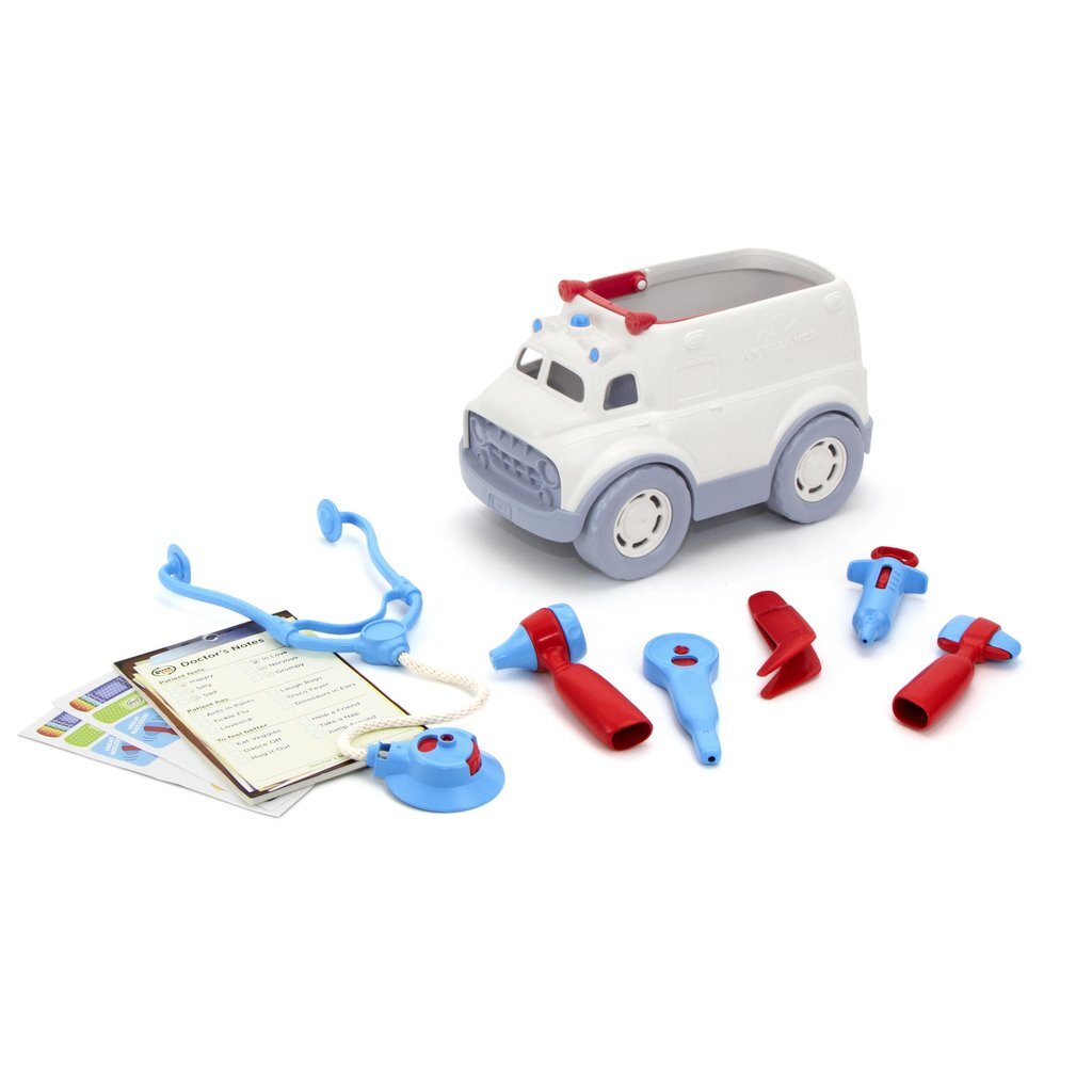 green toys ambulance doctors kit