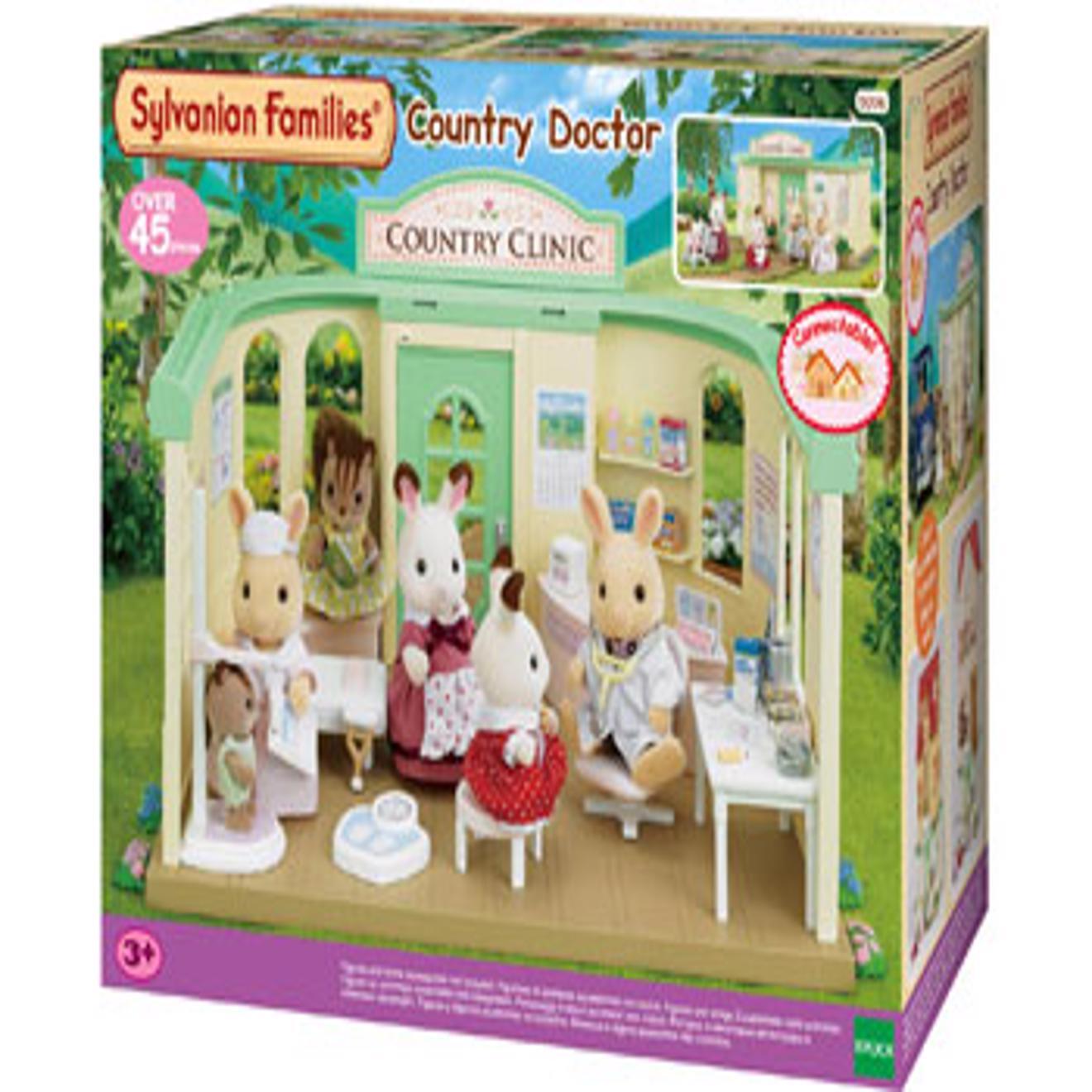 Sylvanian Families - Le Cabinet Médical - Jouet Avec 45 Accessoires - Pour Enfants 3 Ans Et Plus