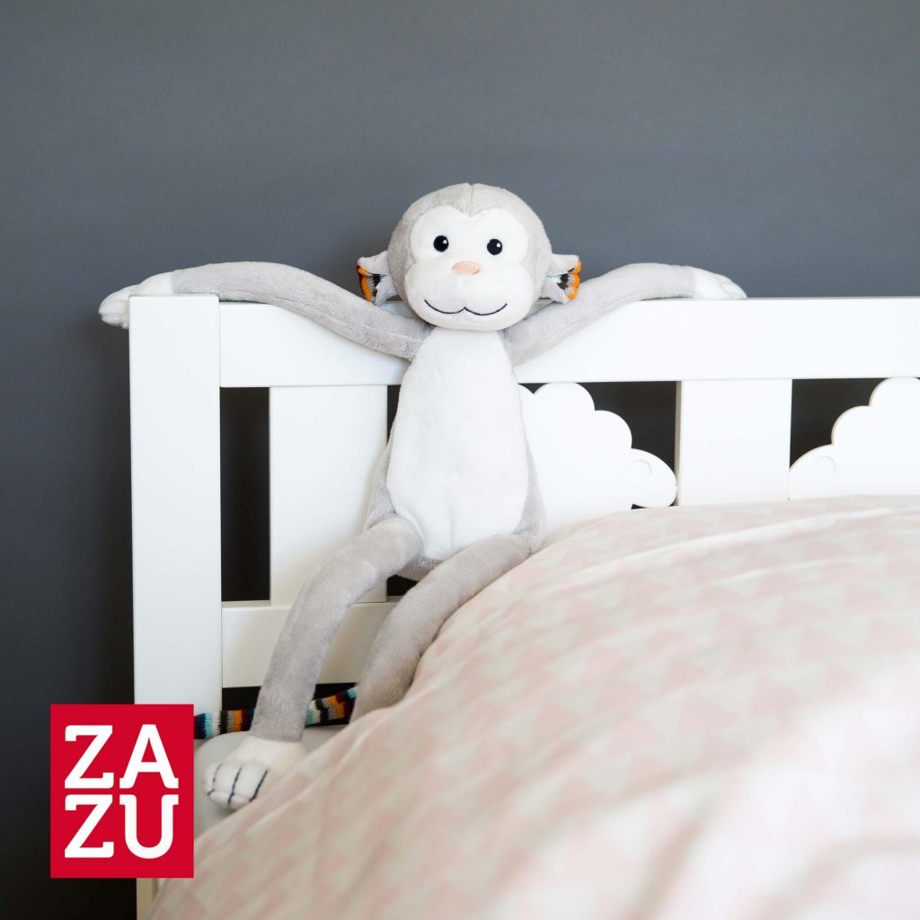 ZAZU Max The Monkey Soft Toy & Nightlight with White noises & Melodies