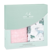 Aden + Anais Classic Swaddle Wraps 2pk - Forest Fantasy