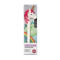 IS Gifts - Unicorn Fantasy Pen - Pink or Purple - random selection