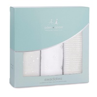 Aden + Anais Classic Swaddle Wraps 3pk - Metallic Charm