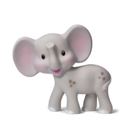 Infantino Go Gaga - Baby Teether Squeeze & Teethe Elephant Grey Kikki BPA Free