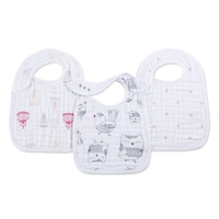Aden + Anais Classic Snap Bibs 3pk - Lovebird