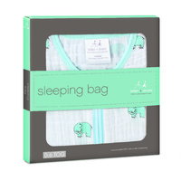 Aden + Anais Classic Summer Sleeping Bag 1.0 TOG  Jungle Jam - Elephant  (large)