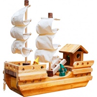 QToys Wooden Pirate Ship