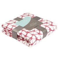 Aden + Anais Bamboo Dream Blanket - Berry Shibori