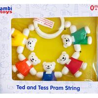 Ambi Toys - Ted & Tess Baby Pram String