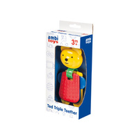 Ambi Toys - Ted Triple Baby Teether