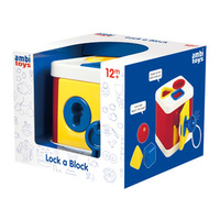 Ambi Toys - Lock a Block Baby Activity Toy