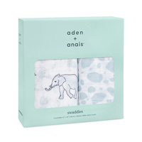 Aden + Anais Classic Swaddle Wrap 2pk - Jungle