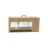Bubba Blue Organic Feathers 3 pack Face Washers