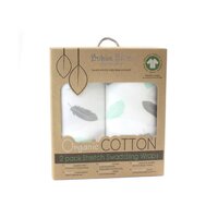 Bubba Blue Organic Feathers 2 pack Stretch Swaddle