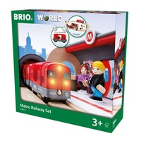 BRIO Set - Metro Railway Set, 20 pieces