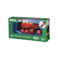 BRIO Battery Operated - Mighty Red Action Locomotive