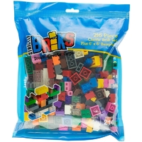 Strictly Briks - 12 Colours with 6 x 6 Baseplate - 216 pcs