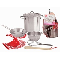 Kaper Kidz - Stainless Steel Cooking Playset