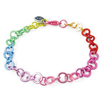 Charm It - Rainbow Chain Link Bracelet 