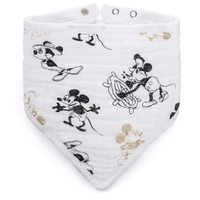 Aden + Anais Classic Bandana - Mickey's 90th - Montage Metallic Bandana Bib