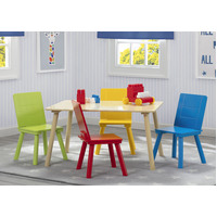Delta Children Kids Table and Chair Set - Natural/Primary