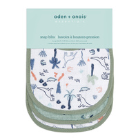 Aden + Anais Classic Snap Bibs 3pk - Dinotime by Aden+Anais
