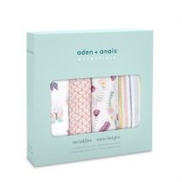 Aden Flora Fauna Swaddles 4-pack by Aden+Anais