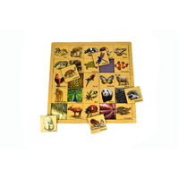 Kaper Kidz - Wooden Matching Puzzle - Animal Skin