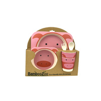 Kaper Kidz - BambooZoo Dinnerware Pig 5 Pieces