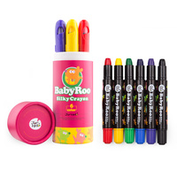 JarMelo - Silky Washable Crayons - Baby Roo 6 Colours