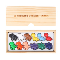 JarMelo - Beeswax Crayon - Cute Dinosaurs - 12 Colours