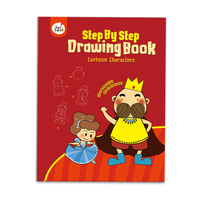 Jarmelo - Drawing Book -Cartoon Characters (Step by Step)