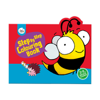 Jarmelo - Step by Step Colouring Book 20 Animals Bee