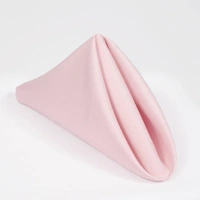 Wedding & Event Linen - Quality Polyester Napkins 50cm - Dusty Light Pink