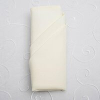 Wedding & Event Linen - Quality Polyester Napkins 50cm - Ivory