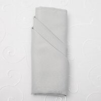 Wedding & Event Linen - Quality Polyester Napkins 50cm - Silver
