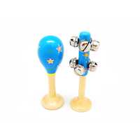 Kaper Kidz - Star Maraca & Bell Stick Set Small