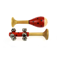 Kaper Kidz - Small Ladybug Maraca & Bell Stick